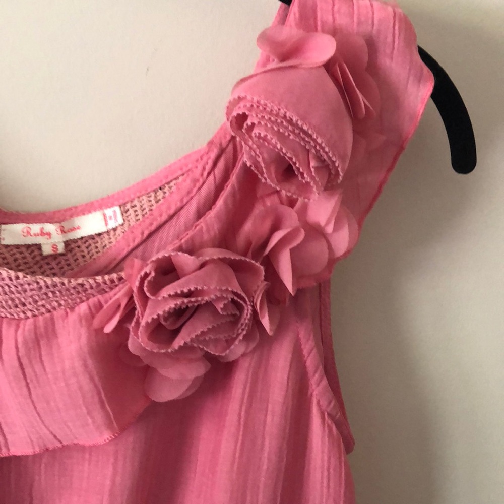 Pink Flowy Top - Picture 3 of 4